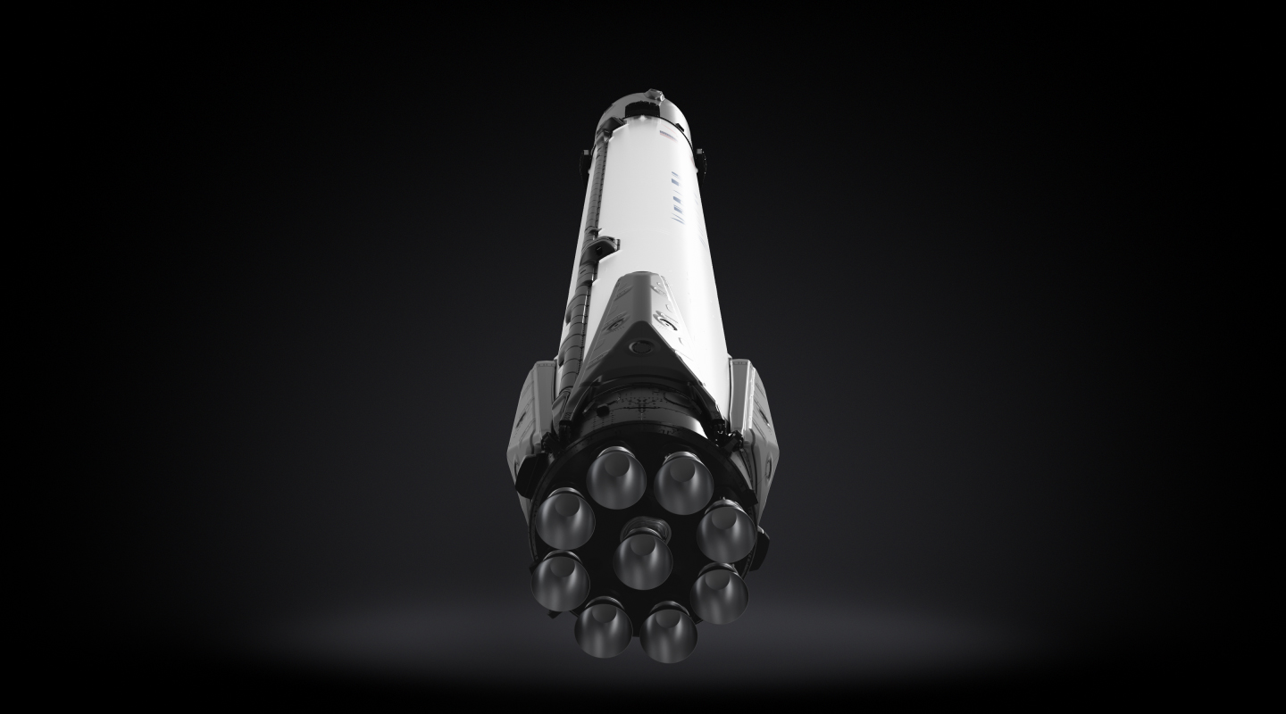SpaceX Falcon 9 ロケットモデル SpaceX Falcon 9 and Fairing Flying Model Rocket Kit Assembly