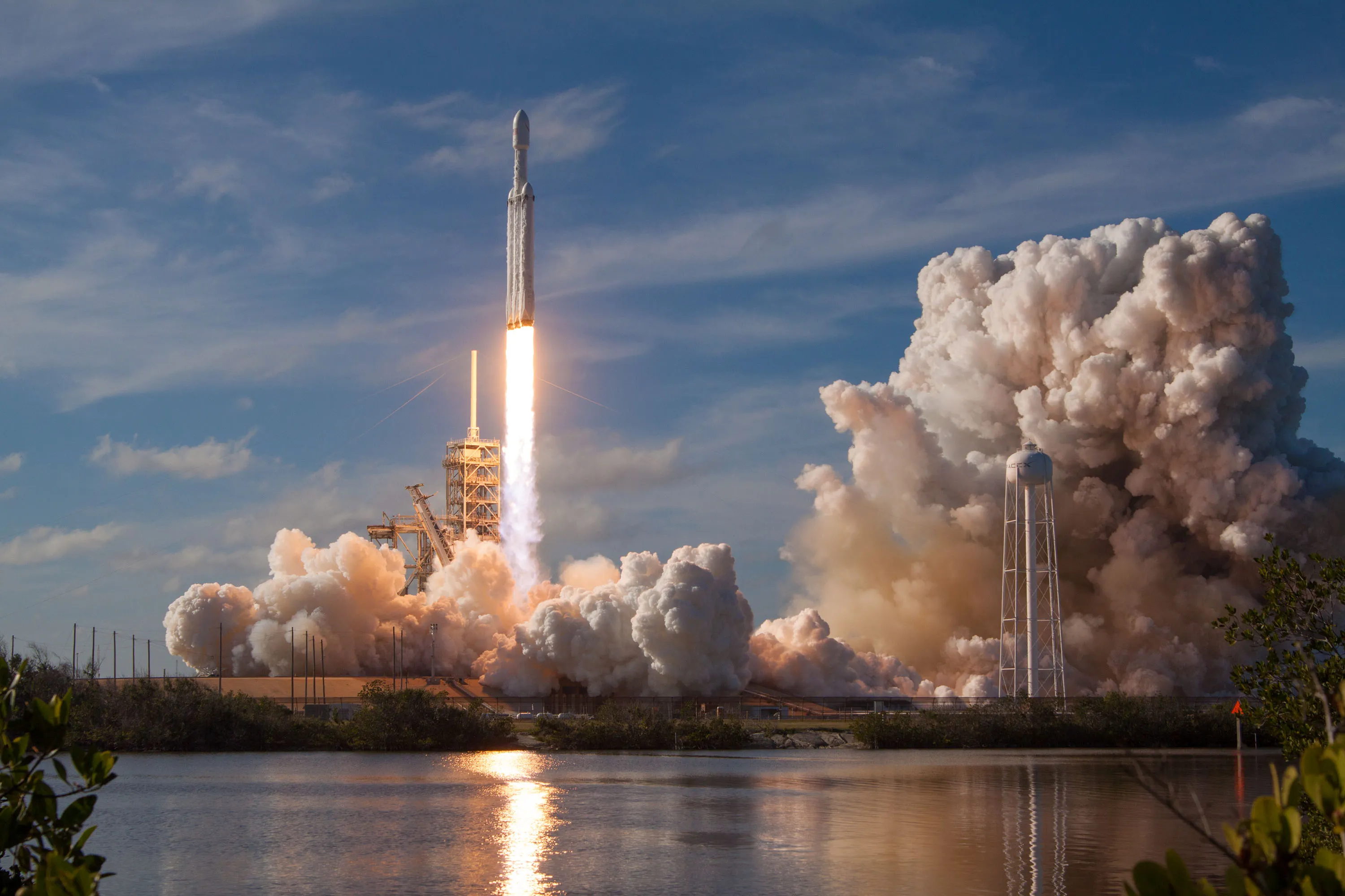 Falcon Heavy Launches